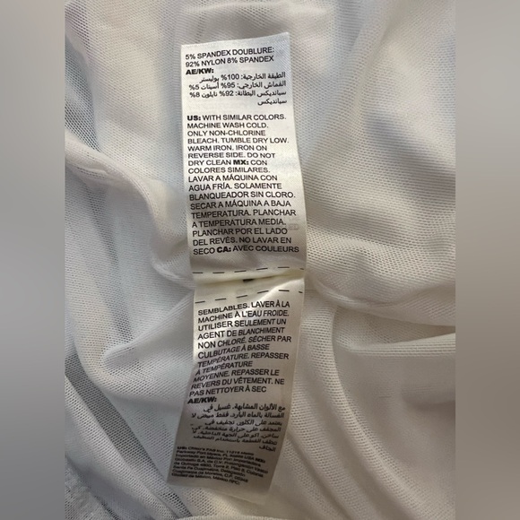 Travelers by Chico’s sz 2 (L/XL), asymmetric hem, tank blouse, off white. - Picture 2 of 8